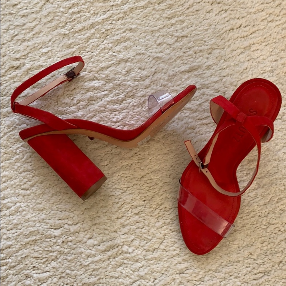 Schutz Geist Suede Sandals